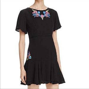 RahiCali Black Mini with Floral Embroidery | Size S